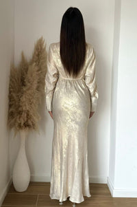 Jayda metallic dress