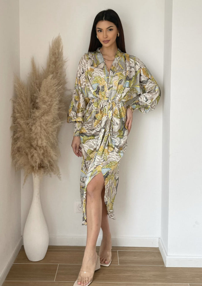 Mandy print dress