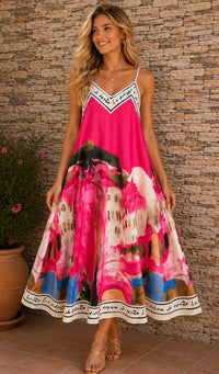Bonnie print dress