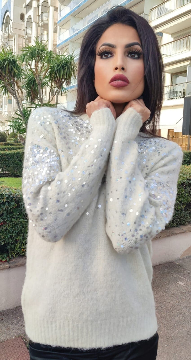 Serena sequin knit