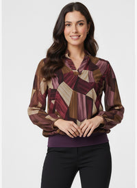 Nelly abstract print top