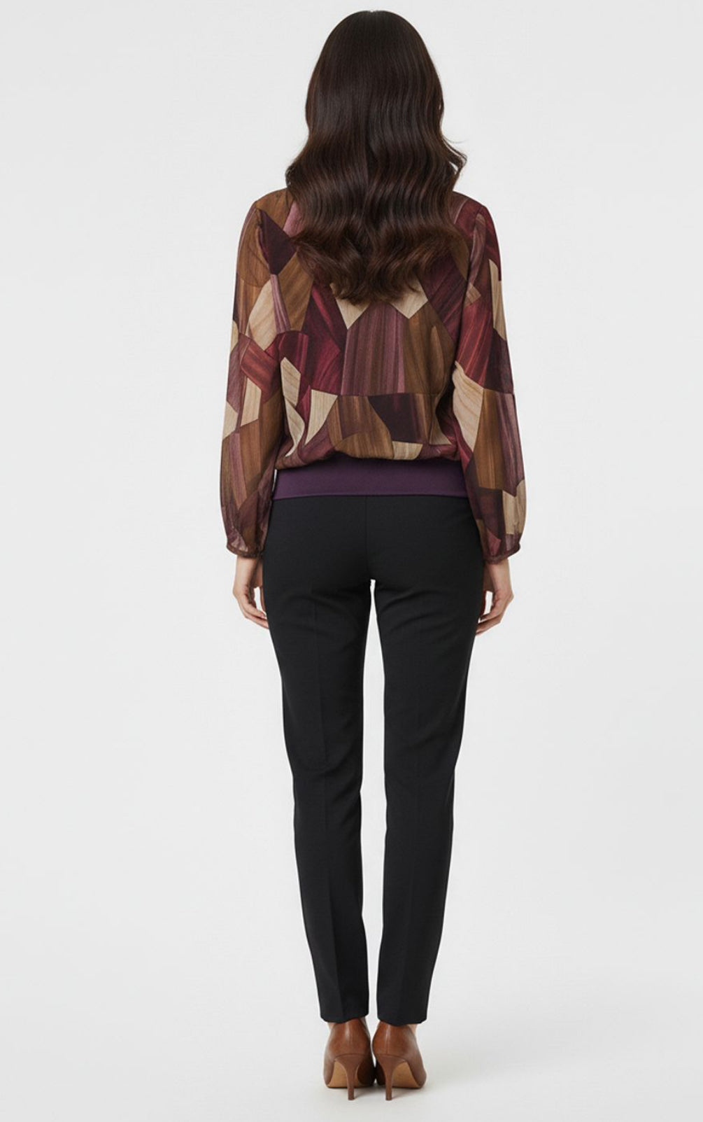 Nelly abstract print top