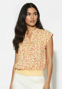 Lucinda print band top