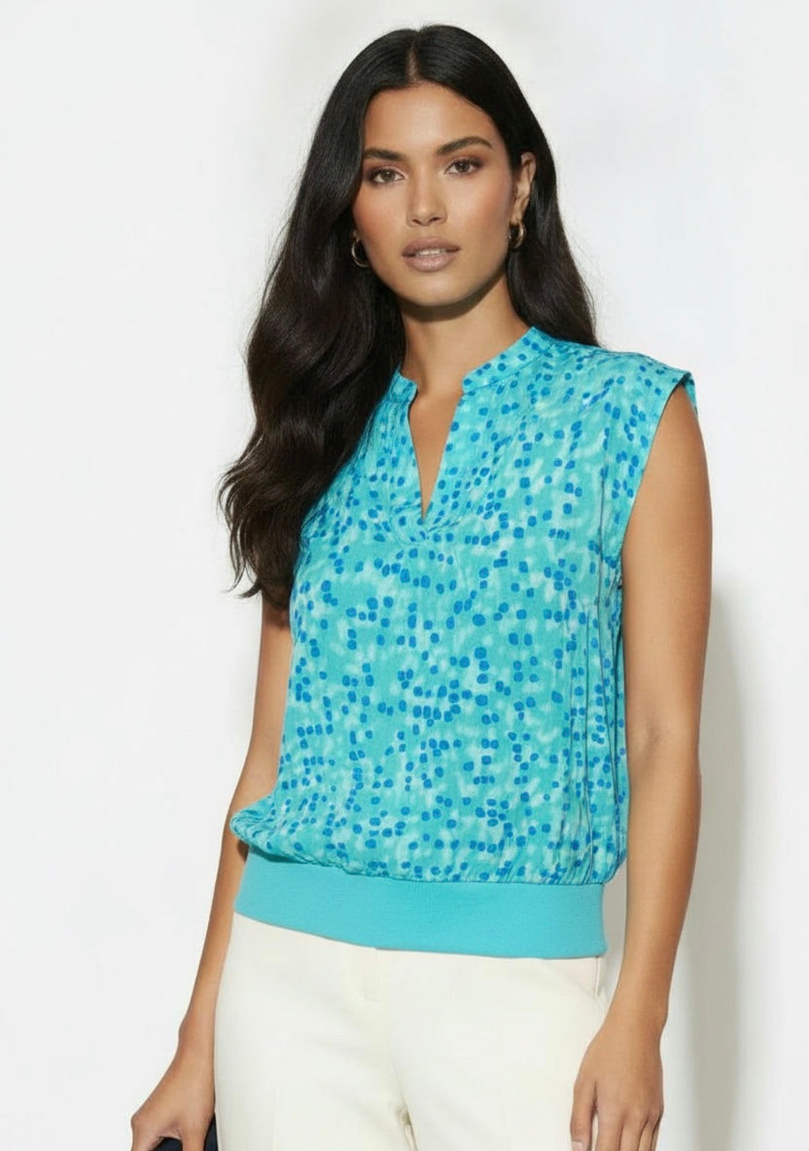 Lucinda print band top