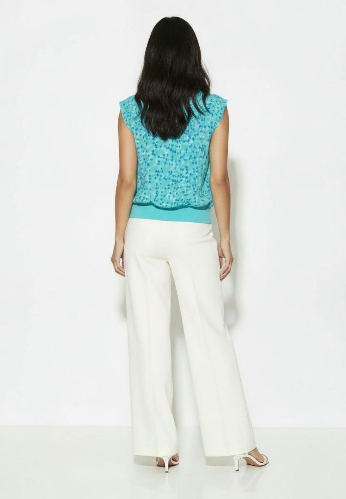 Lucinda print band top