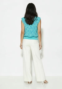 Lucinda print band top