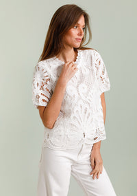 Harriet embroidered top