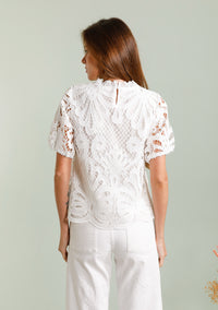 Harriet embroidered top