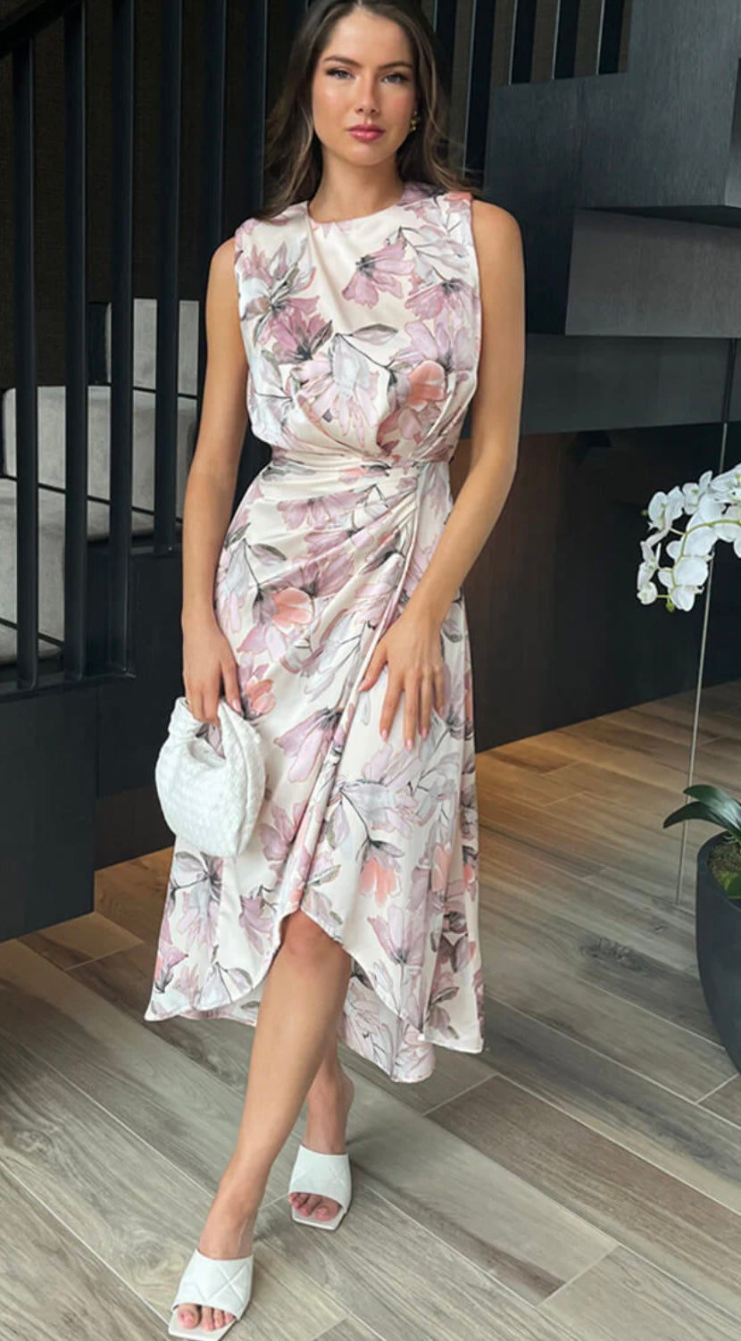 Lucinda print dress