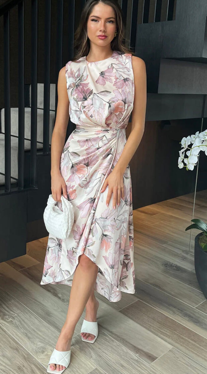 Lucinda print dress