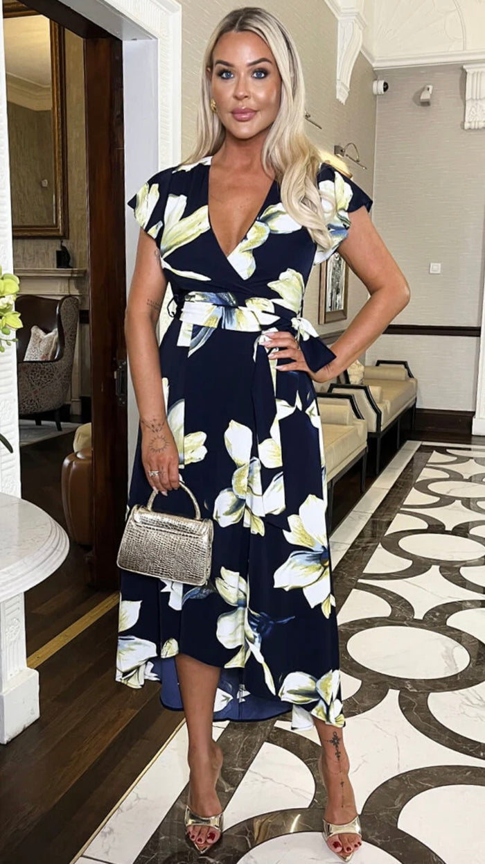 Jacinta print dress
