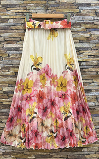 Lily print skirt