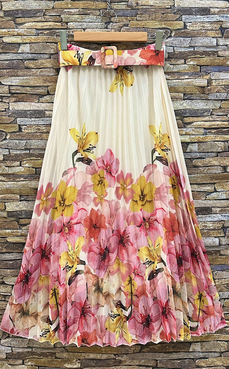 Lily print skirt
