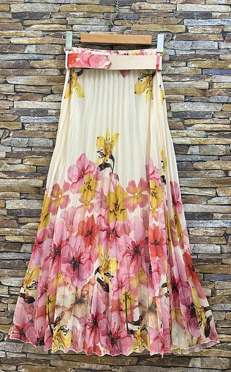 Lily print skirt