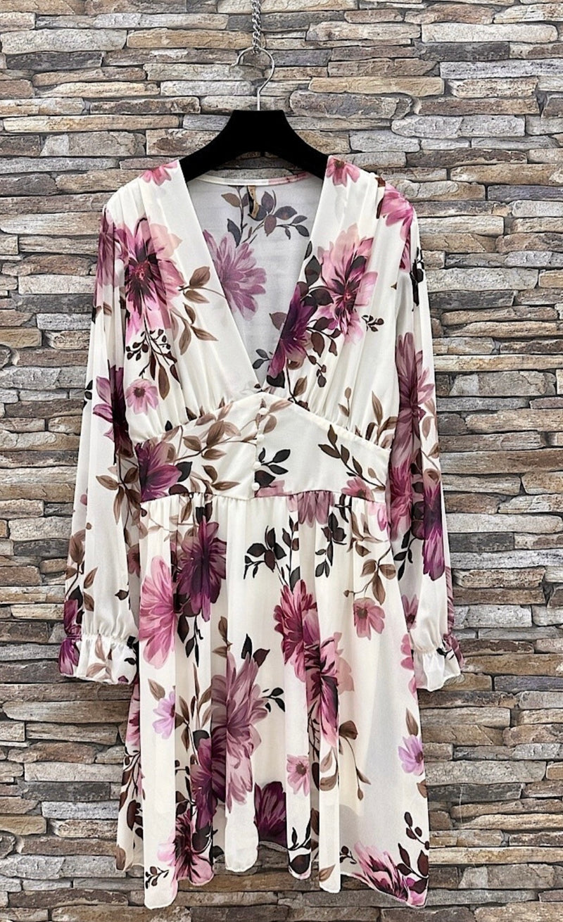 Rita print dress