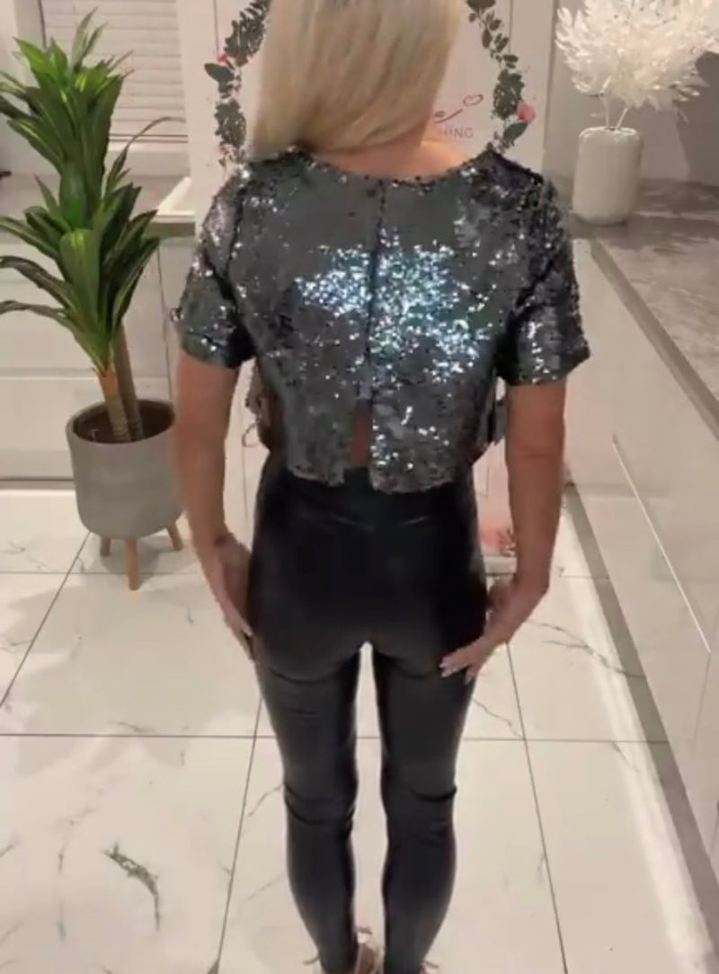 Sasha sequin top
