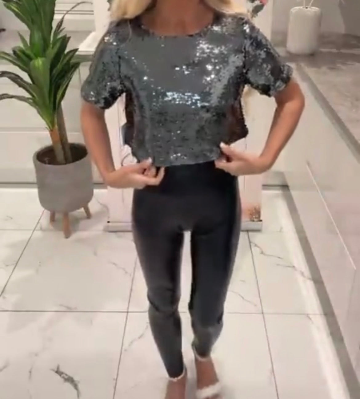 Sasha sequin top