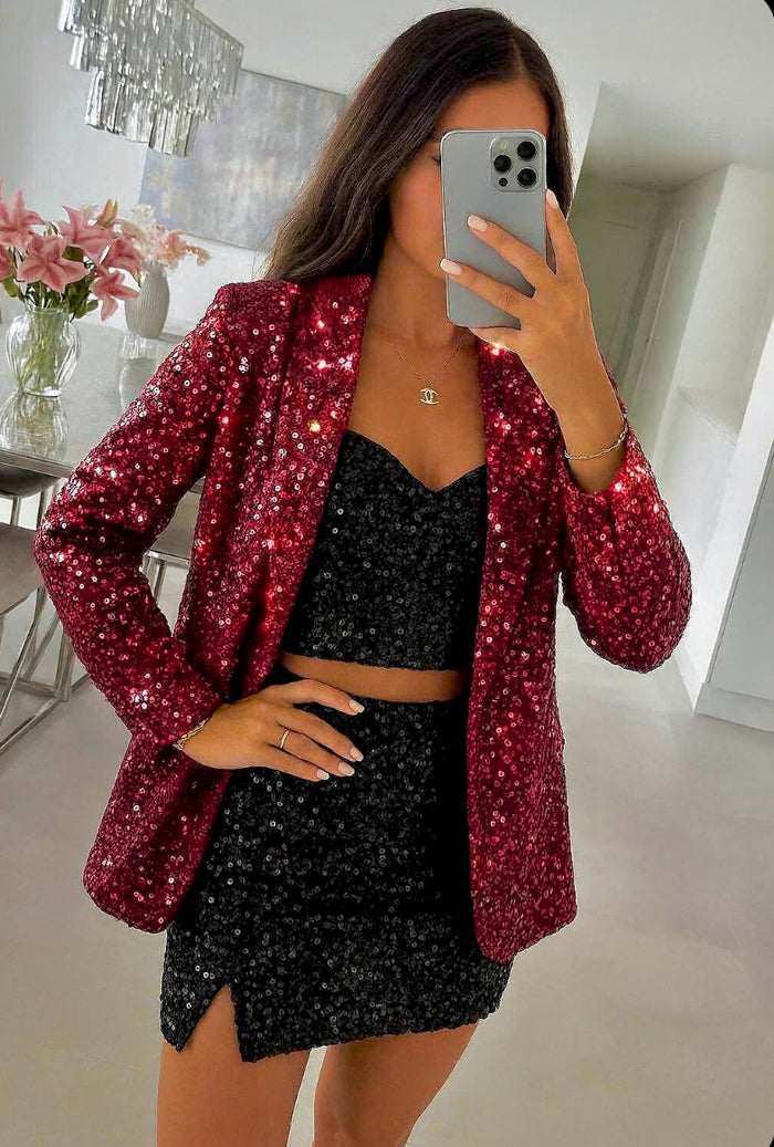 Lexi sequin blazer