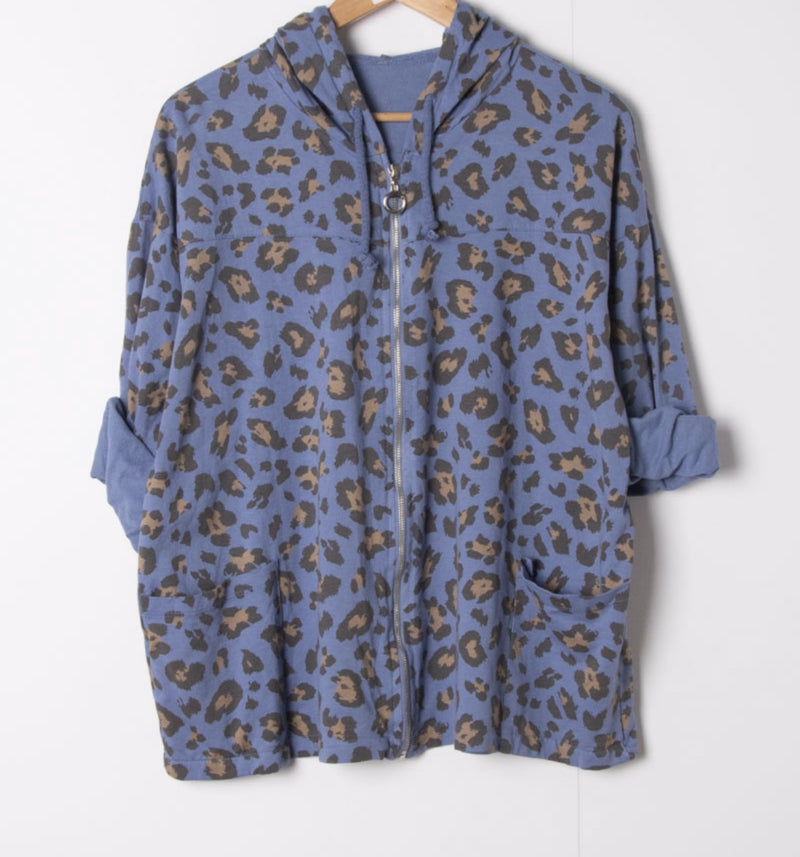 Leonie leopard print hoodie