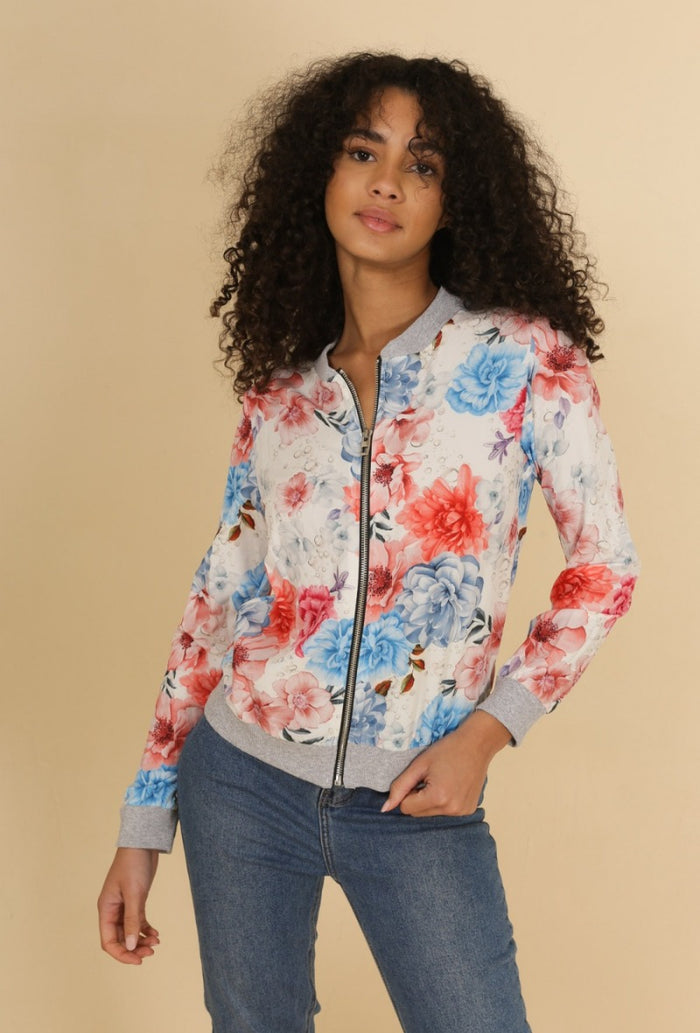 Ophelia floral bomber