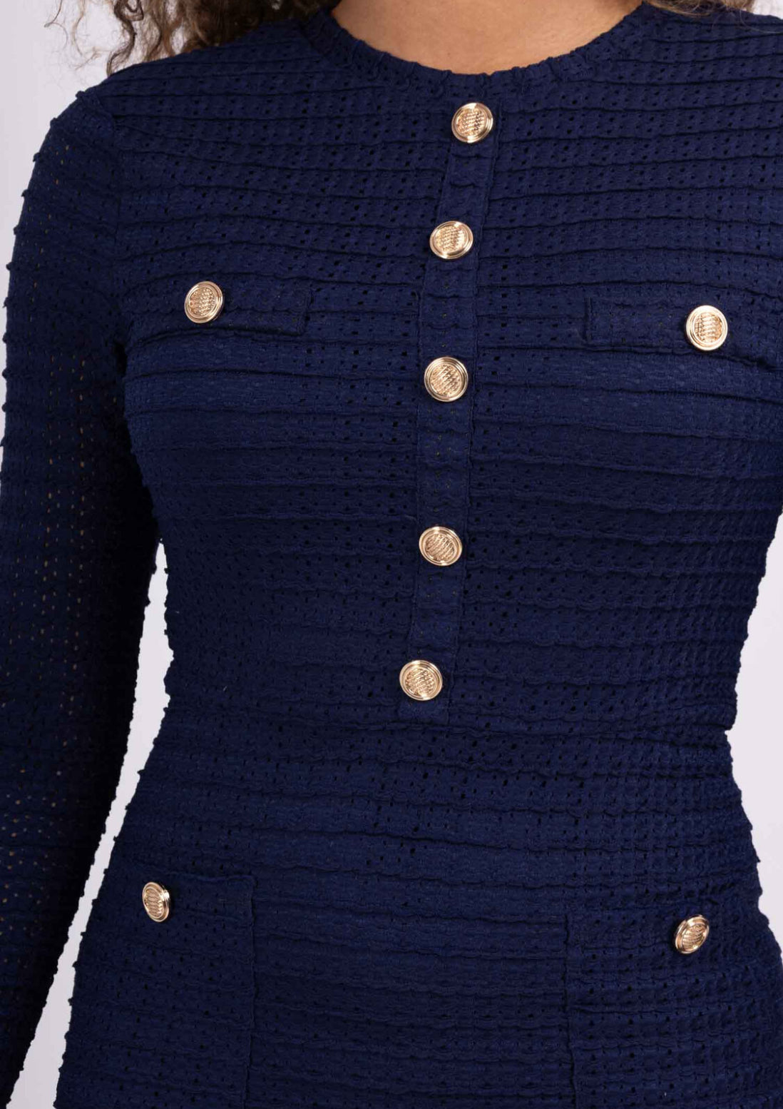Hilary button dress