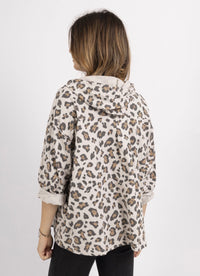 Lorraine leopard print hoodie