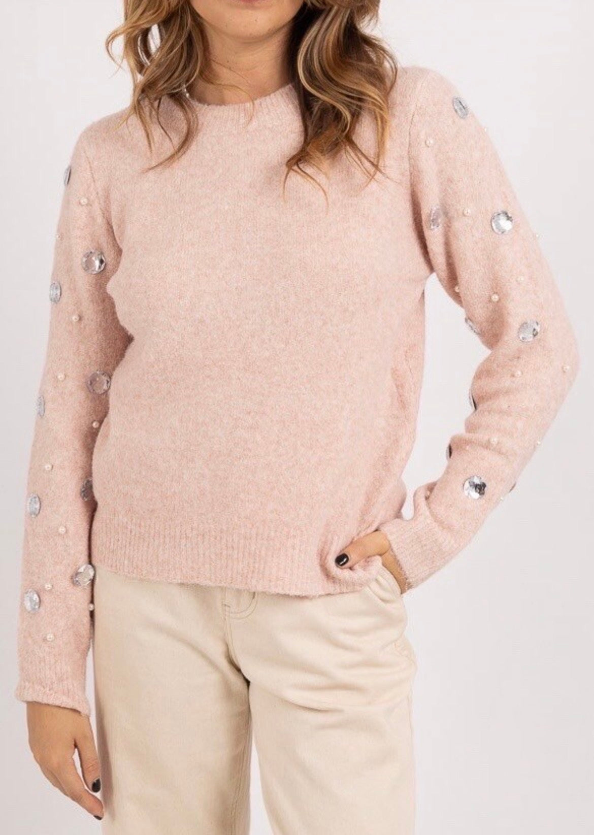Diana diamanté detail knit