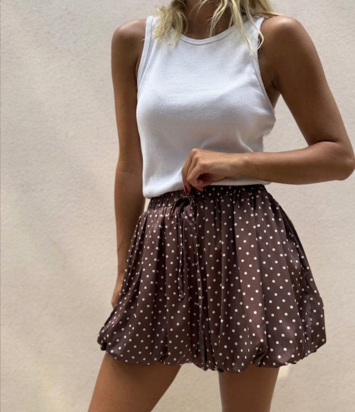 Darcy polka dot skirt
