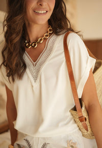 Noelle deep v top