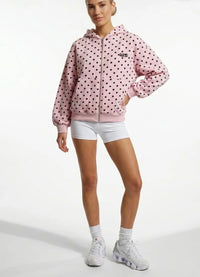 Julie dot detail hoody