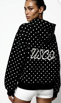 Julie Dot Detail Hoody - Stylish Women’s Hoodies