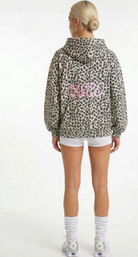 Lucy leopard print hoodie