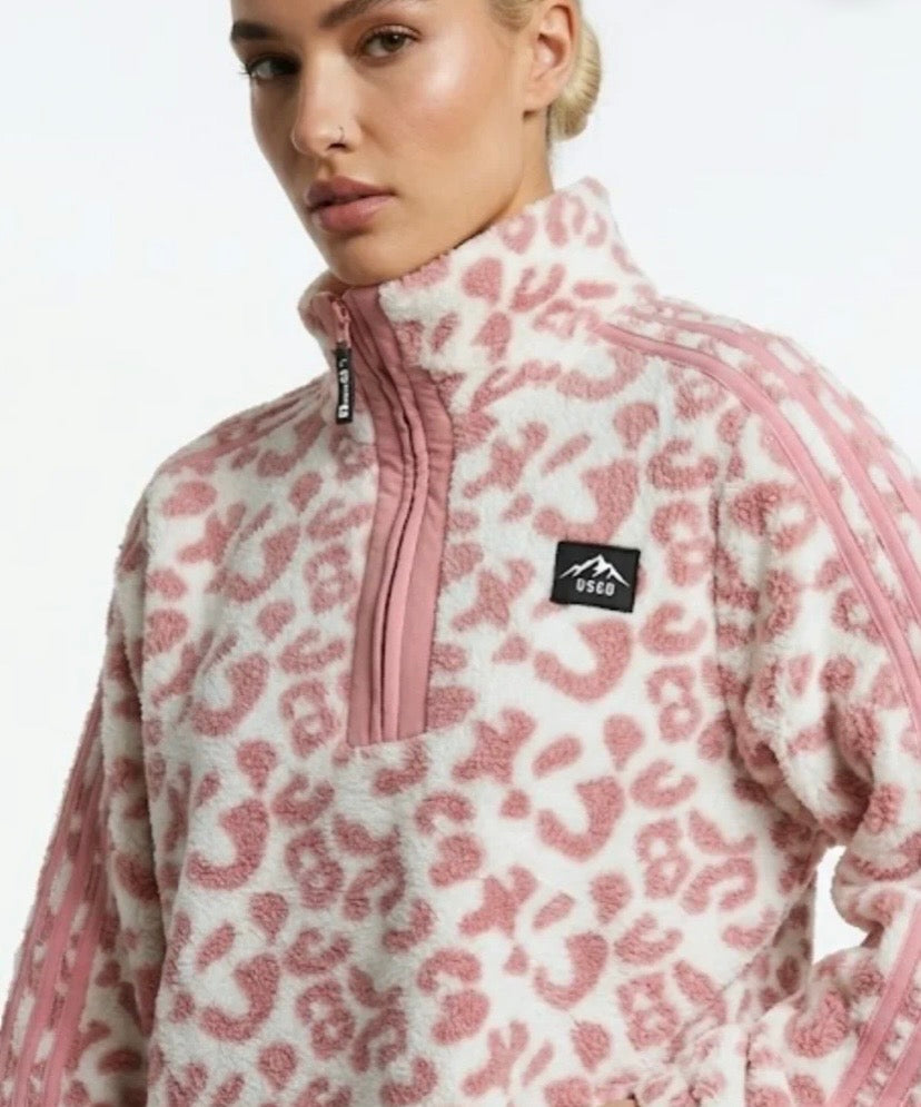 Casey print fleece