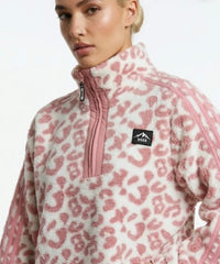 Casey print fleece