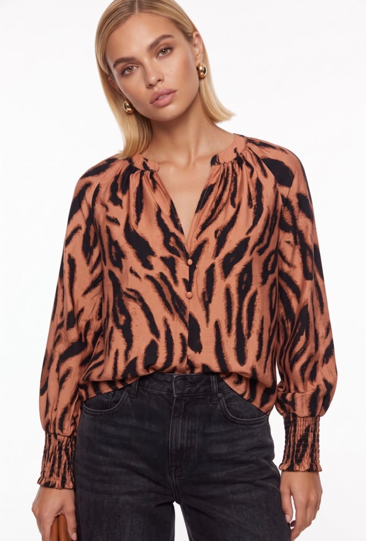 Sierra print top