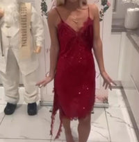 Sally Lace Sequin Dress