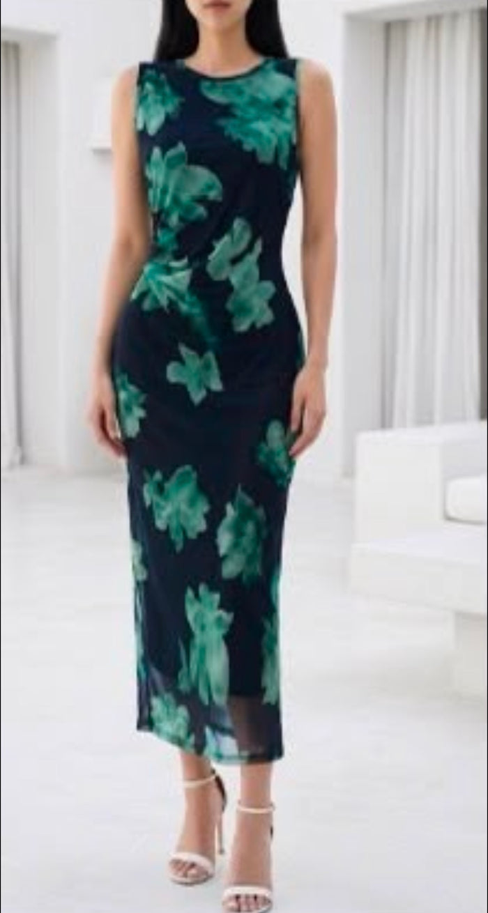 Becca print dress