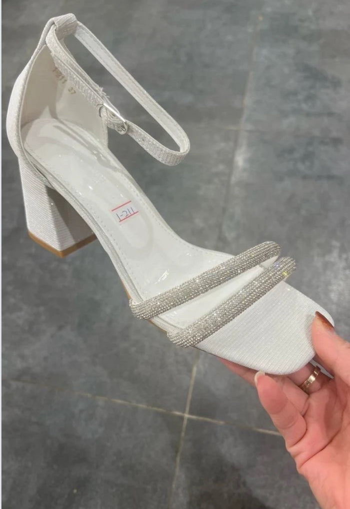 Cindy Sparkle Strap Sandals – Stunning Evening & Occasion Wear