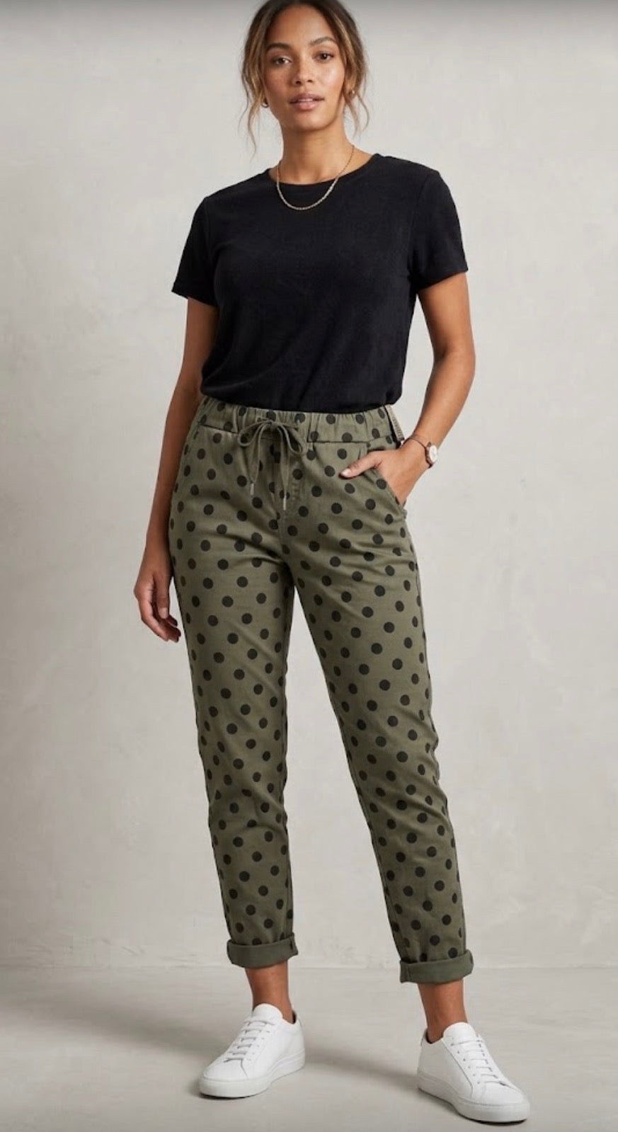 Zadie dot detail joggers