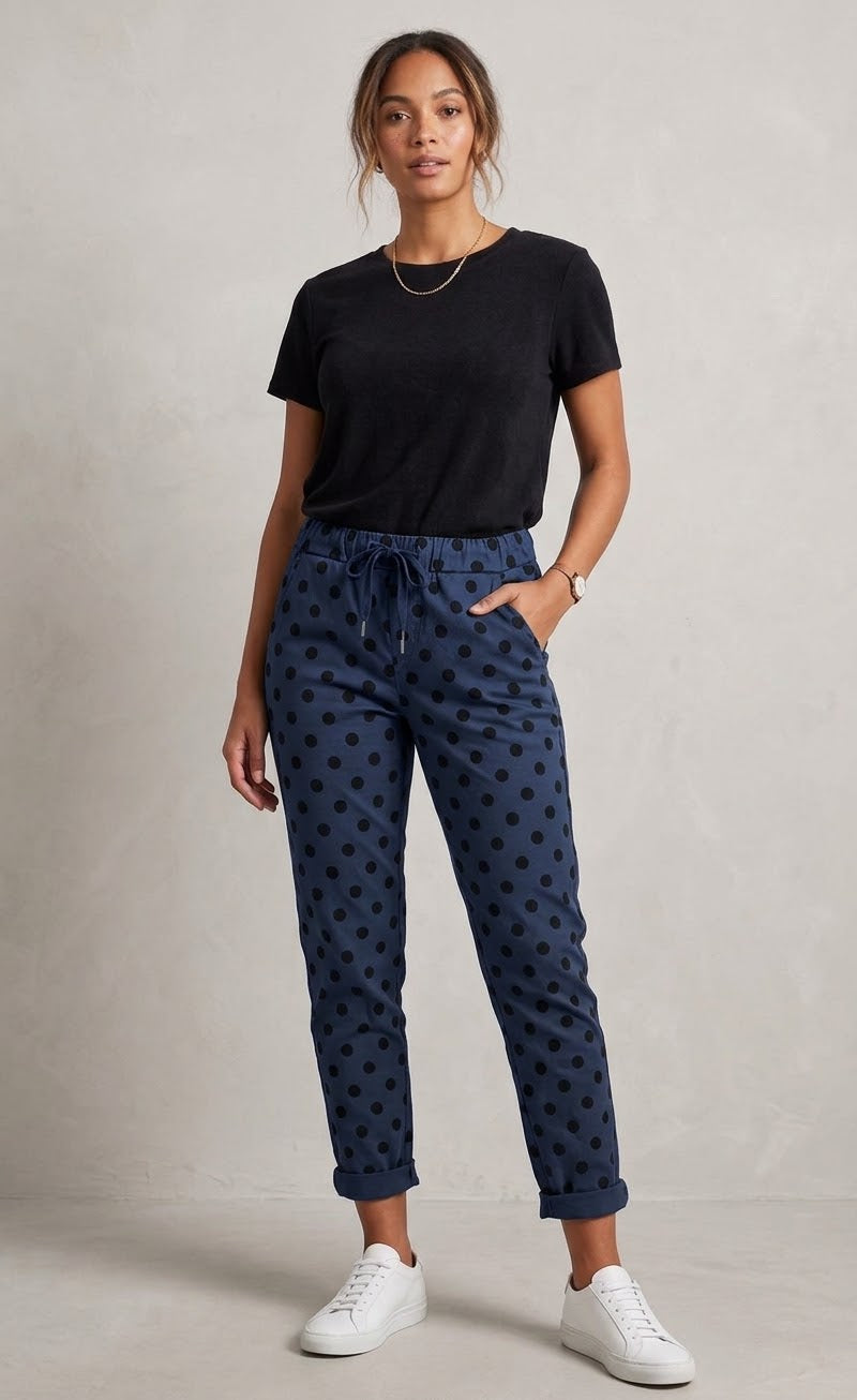 Zadie dot detail joggers