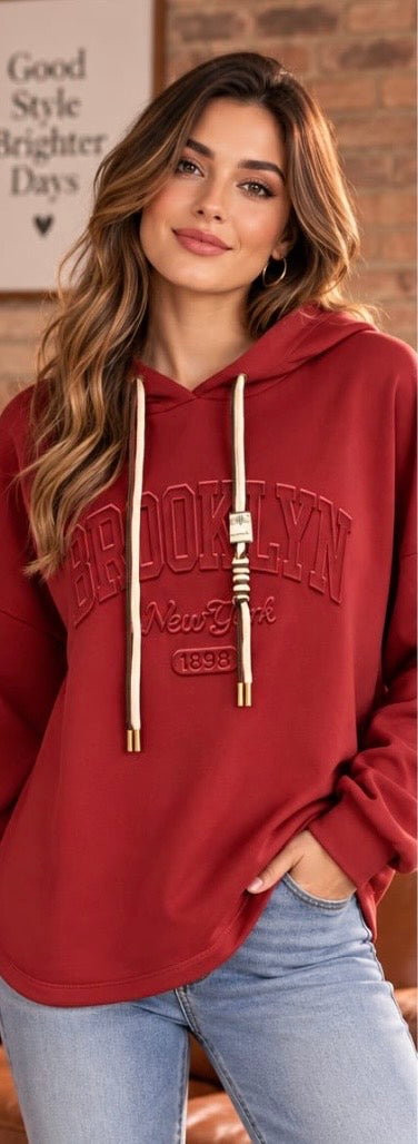 Abigail Printed Hoodie - Trendy Women’s Hoodie