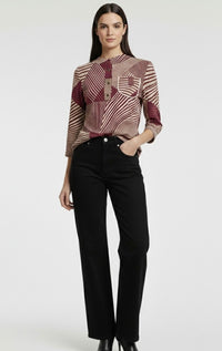 Jessie Geometric Top – Bold & Stylish Printed Top