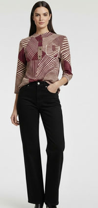 Jessie Geometric Top – Bold & Stylish Printed Top