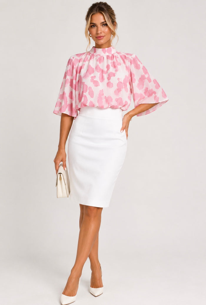 Angie print top
