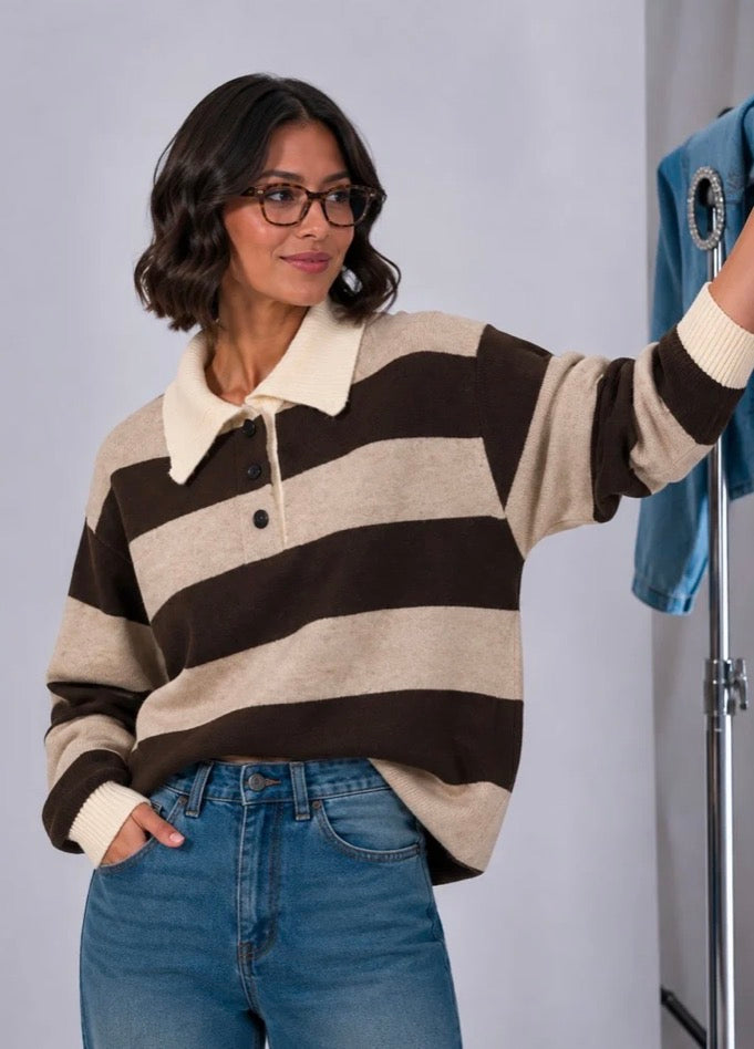 Leah stripe jumper