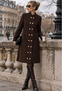 Mazie military cardigan