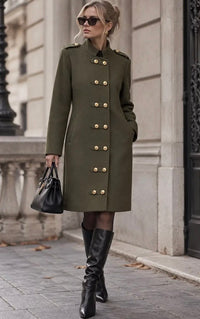 Mazie military cardigan