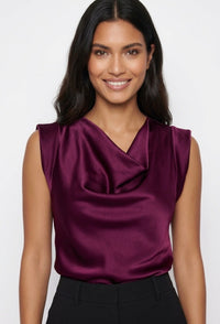 Sally statin cowl neck