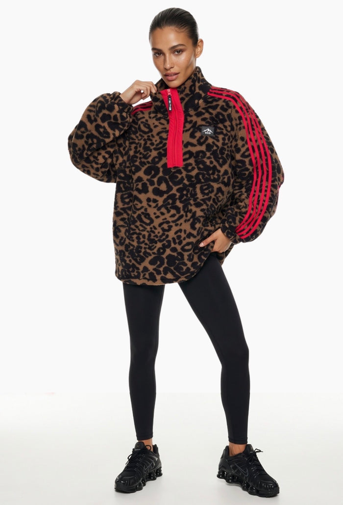 Pippa leopard print fleece