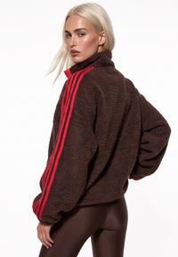 Lucia stripe fleece